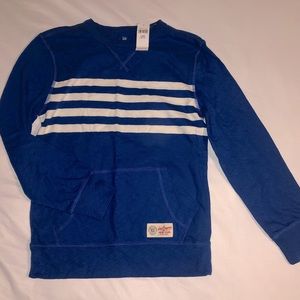 NWT Gap Kids long sleeve shirt with front kangaroo pocket, sz Large